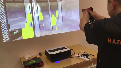 F22 All-in-One Projection Laser Shooting Range